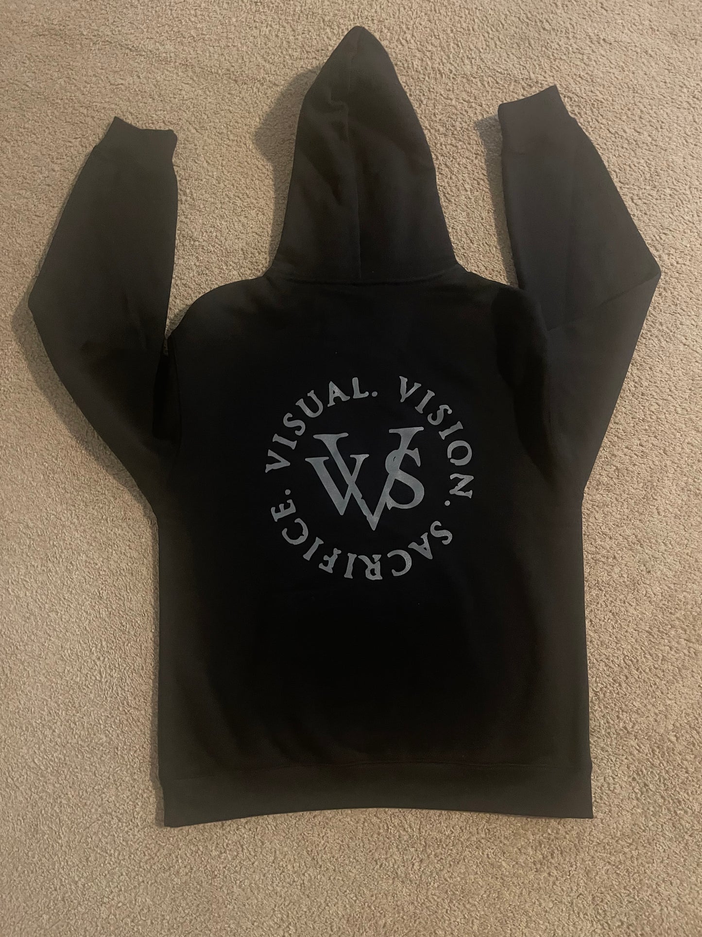 "Tri Logo" VVS Kutz Black/Grey Hoodie