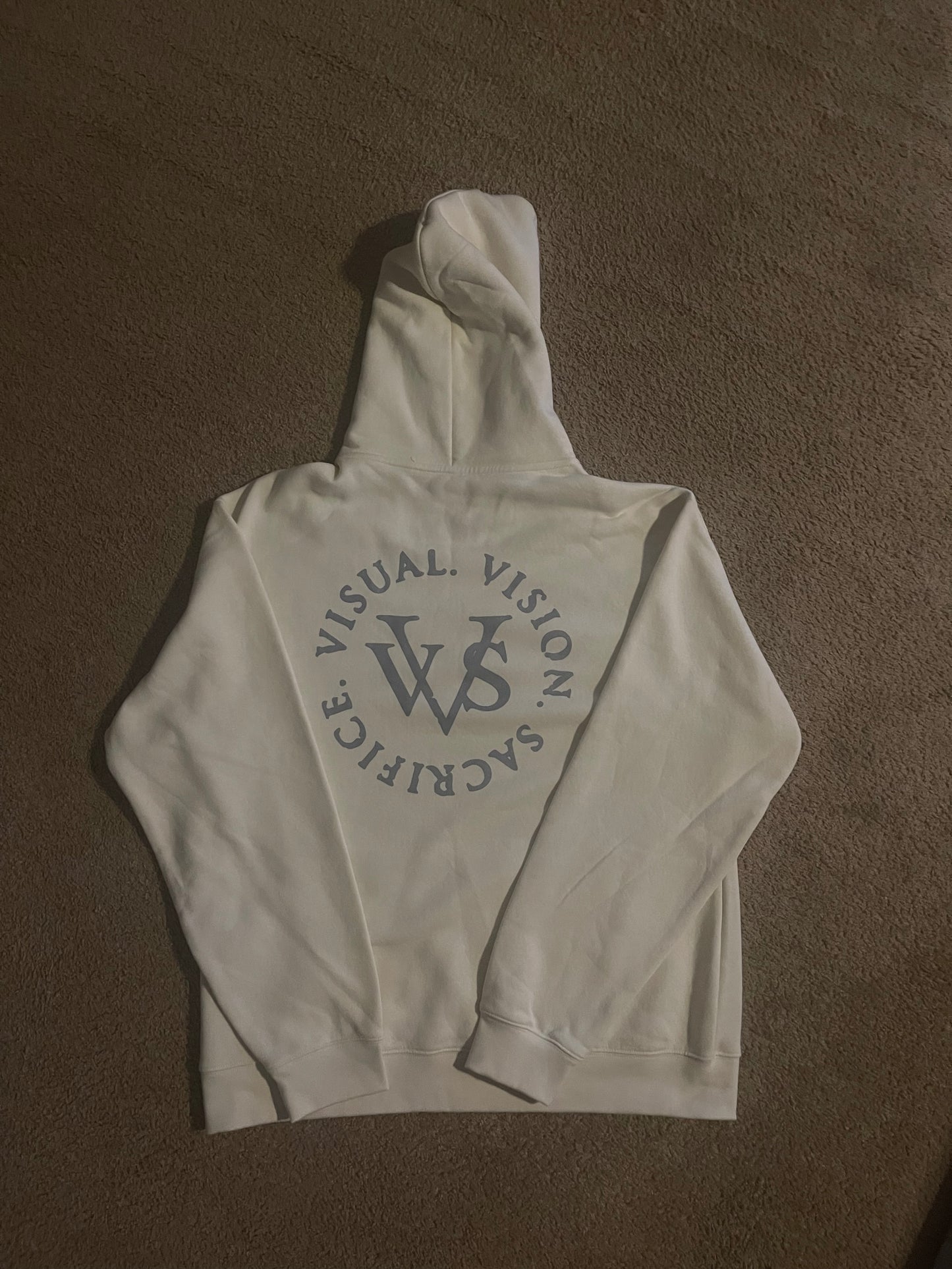 "Tri Logo" VVS Kutz Cream/Grey Hoodie