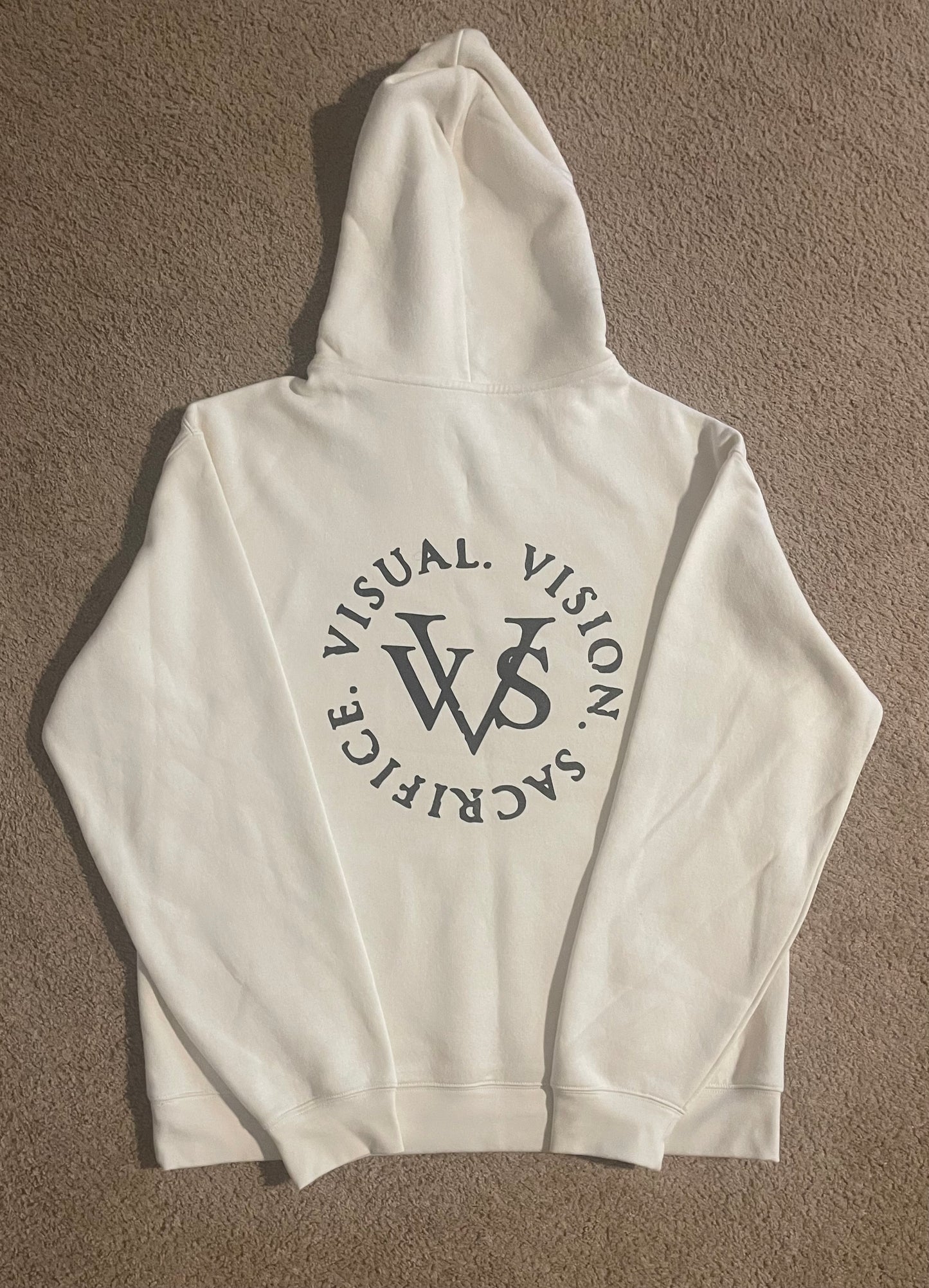 "Tri Logo" VVS Kutz Cream/Black Hoodie