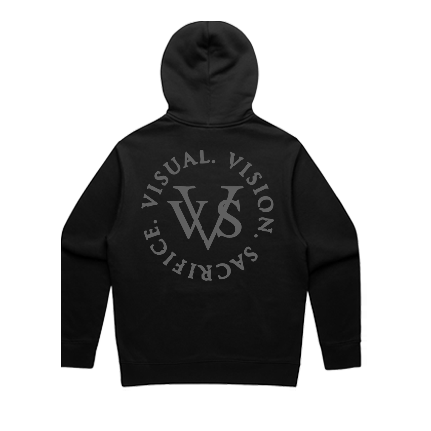 "Tri Logo" VVS Kutz Black/Grey Hoodie