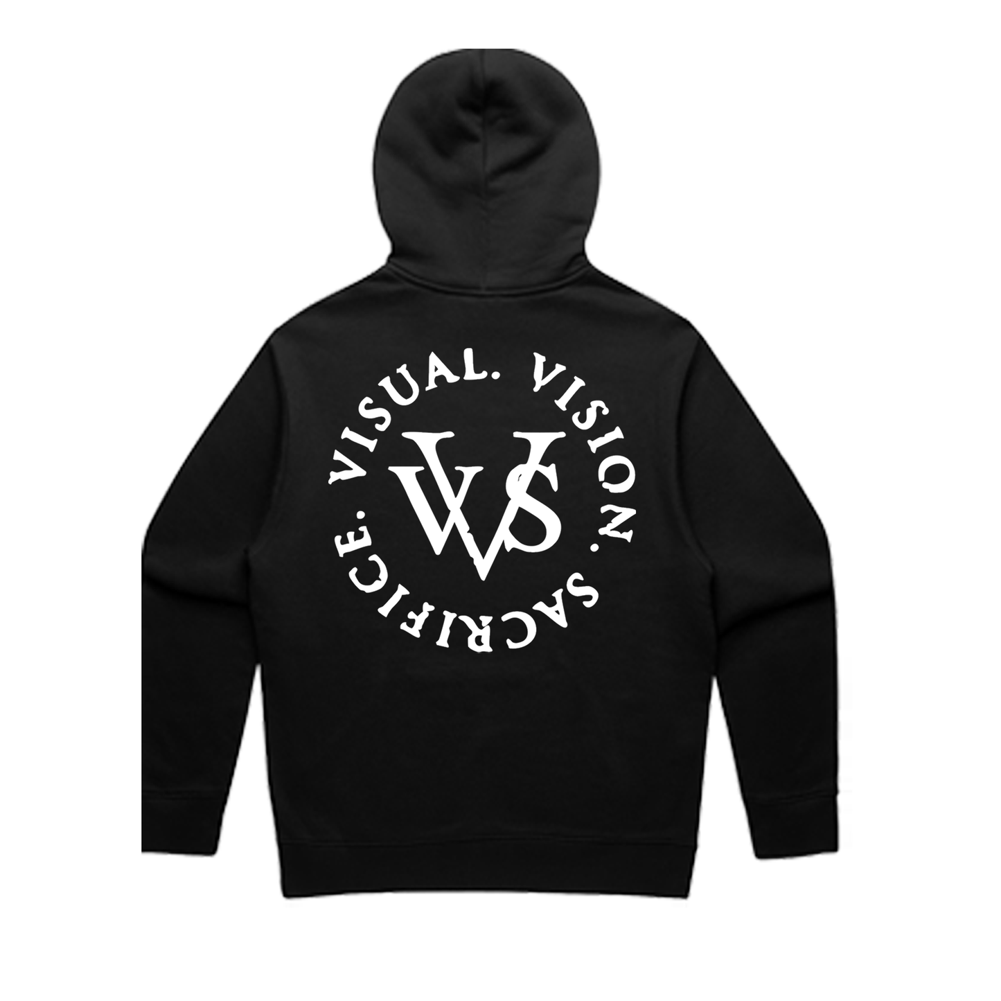 "Tri Logo" VVS Kutz Black/White Hoodie