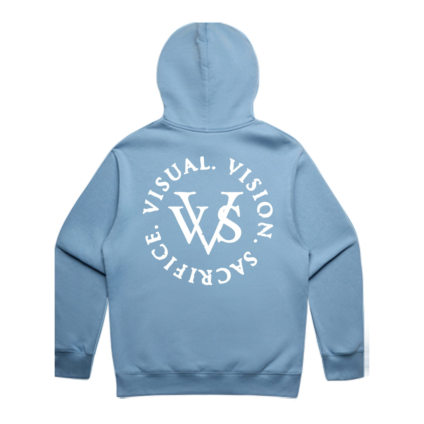 "Tri Logo" VVS Kutz Carolina/White Hoodie