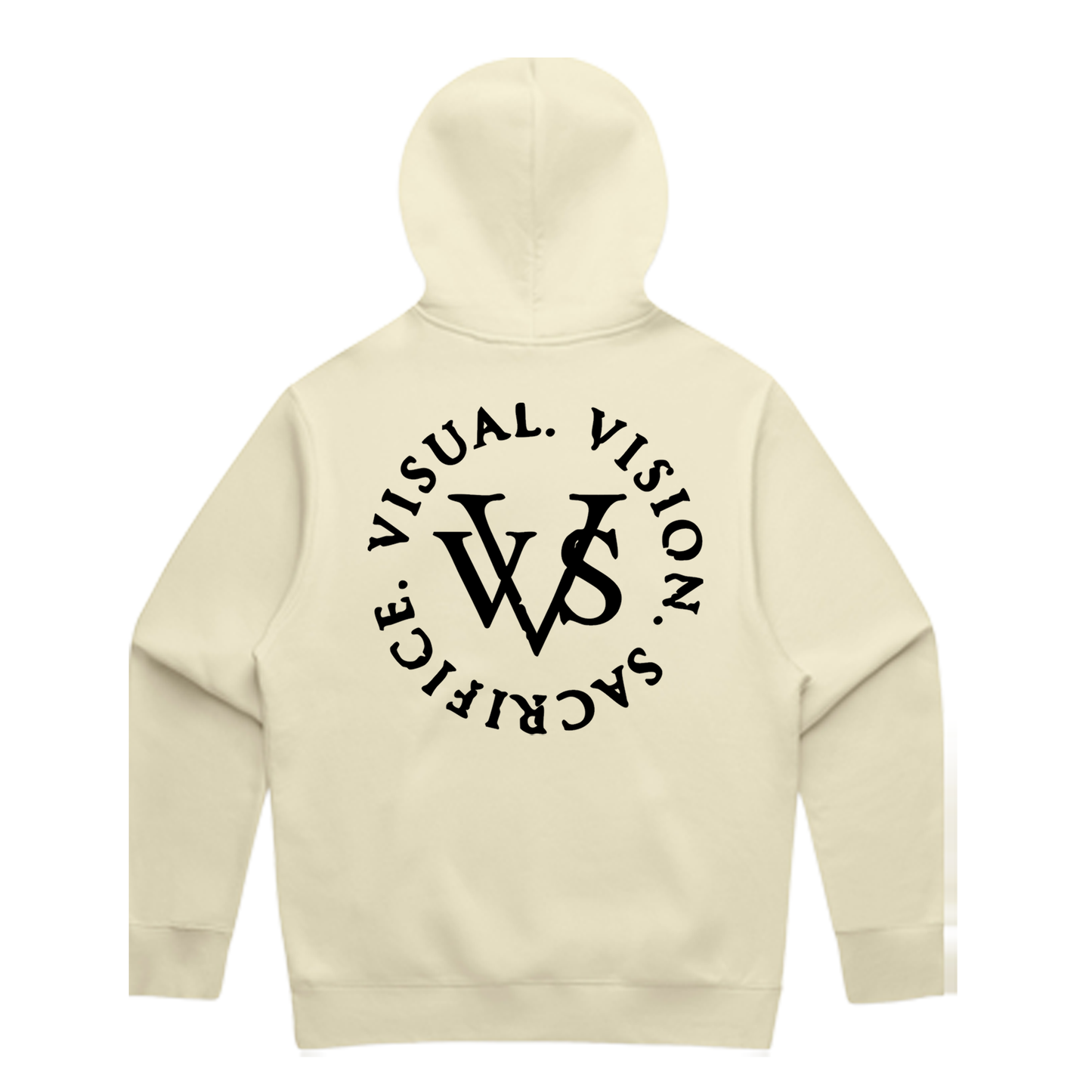 "Tri Logo" VVS Kutz Cream/Black Hoodie