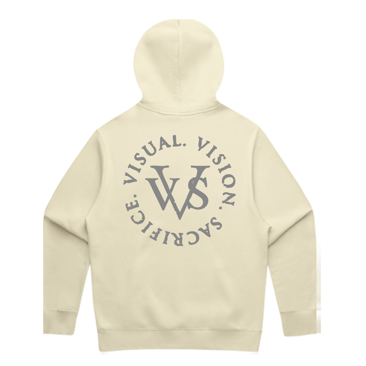 "Tri Logo" VVS Kutz Cream/Grey Hoodie