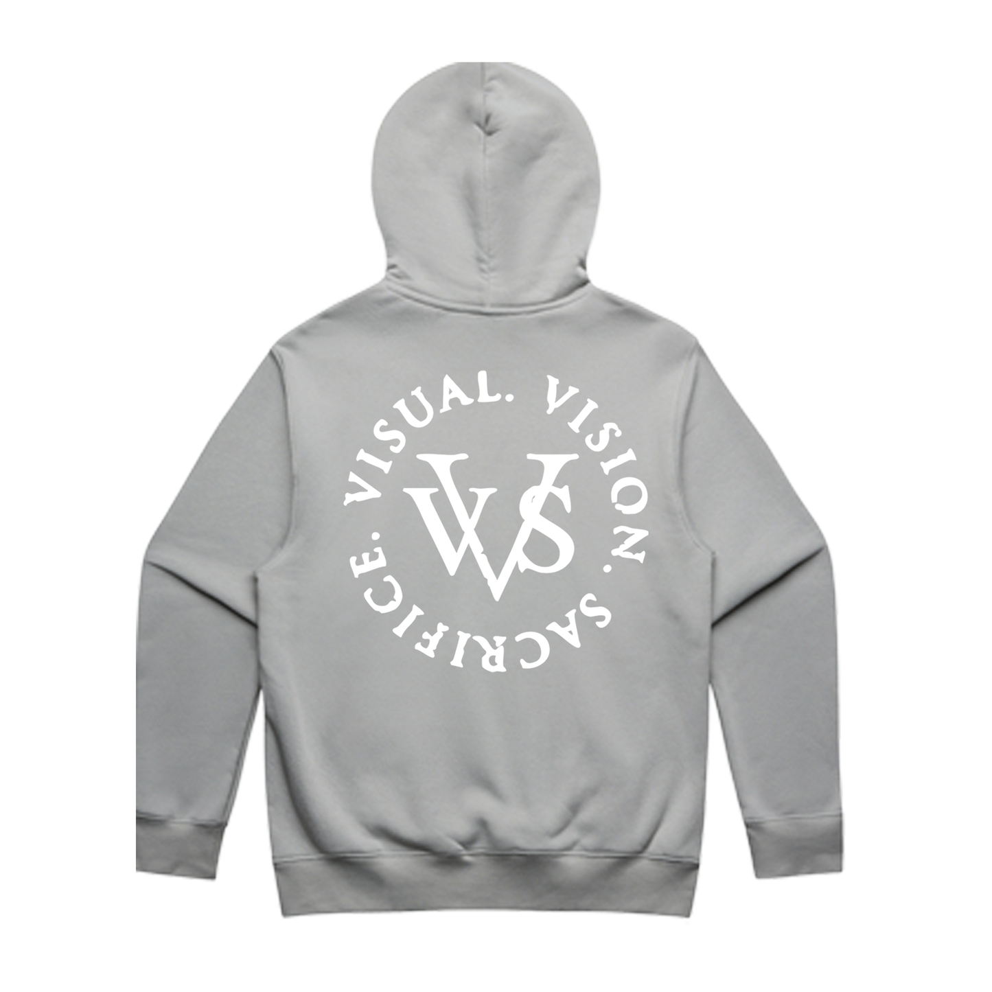 "Tri Logo" VVS Kutz Grey/White Hoodie