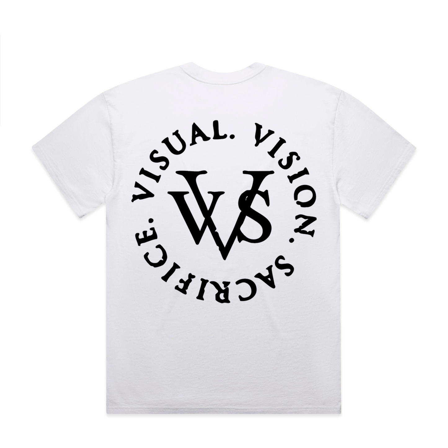 "Tri Logo" VVS Kutz White Tee