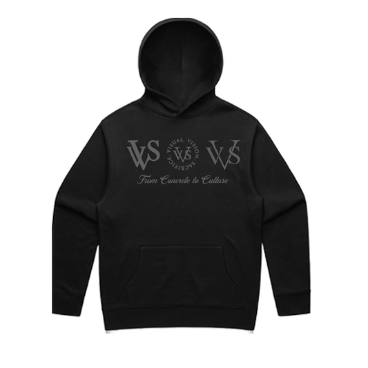 "Tri Logo" VVS Kutz Black/Grey Hoodie