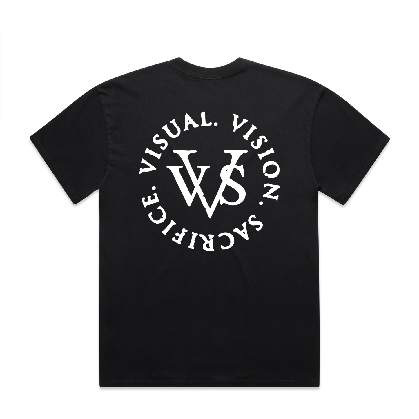 "Tri Logo" VVS Kutz Black Tee