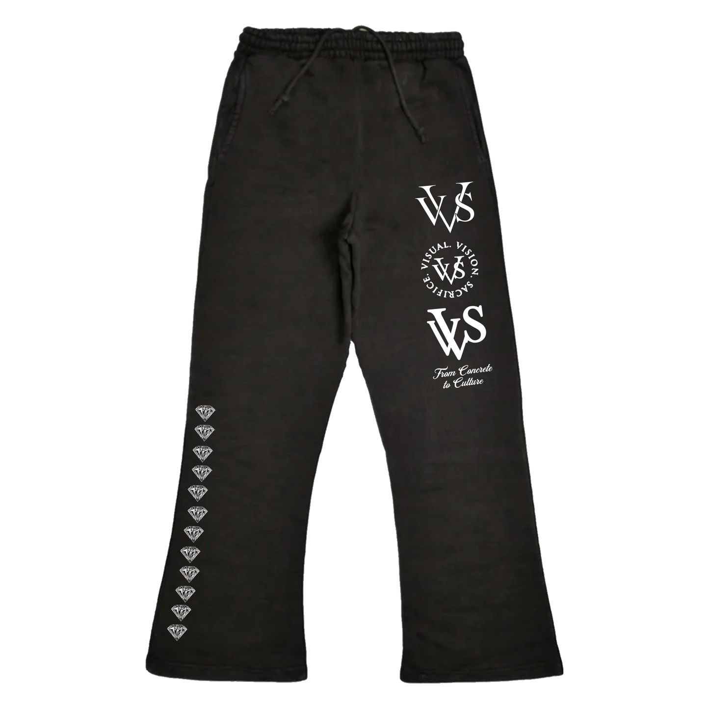 "Tri Logo" VVS Kutz Black Flare